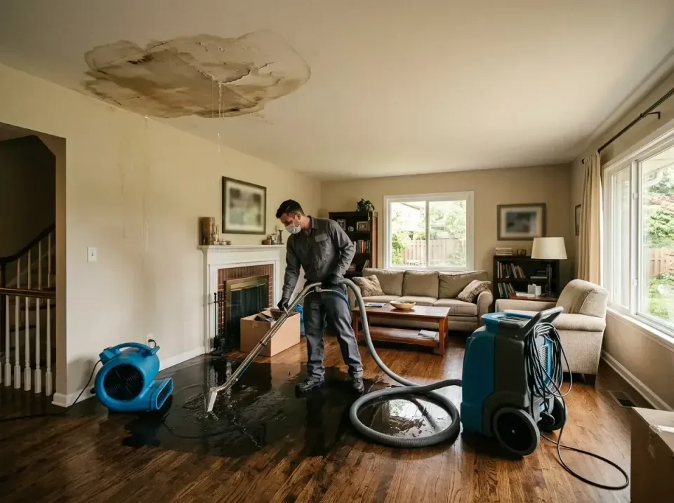 attic-pipe-burst-ceiling-drip-008 — frequently asked questions, Water Damage Restoration & Carpet Care in Bridgewater, VA